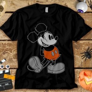 Disney Mickey Mouse Mickeystein Halloween Unisex Tee Adult T-shirt Kid Shirt